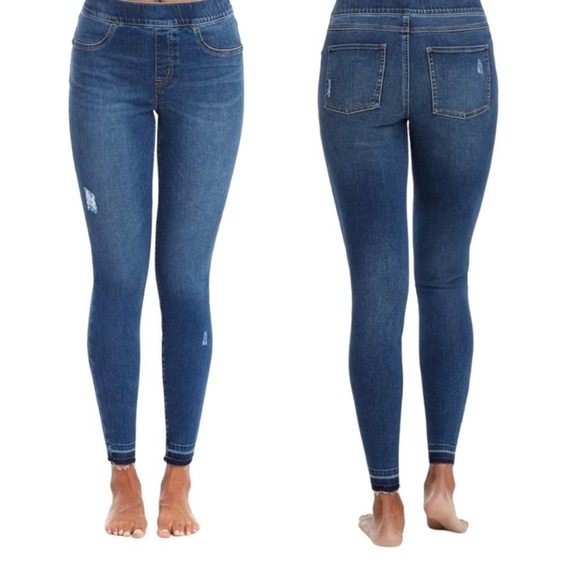SPANX Denim - SPANX Small, Petite Distressed Women's Pull On Skinny Jeans Small Petite